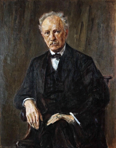 Richard Strauss, retrato de Max Liebermann