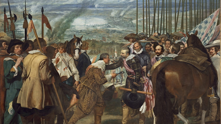 Las lanzas o La rendición de Breda, ca. 1635, Diego Velázquez © Museo Nacional de Prado