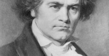 Ludwig van Beethoven. Reproducción fotográfica del retrato pintado por Carl Jaeger (1833-1887). © Biblioteca del Congreso