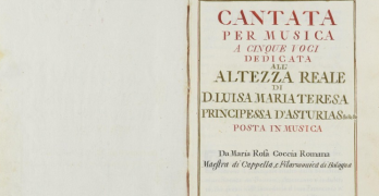 Portada del libreto de Ifigenia de Maria Rosa Coccia